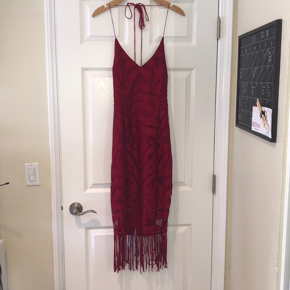 White fox boutique Red Dress size Medium